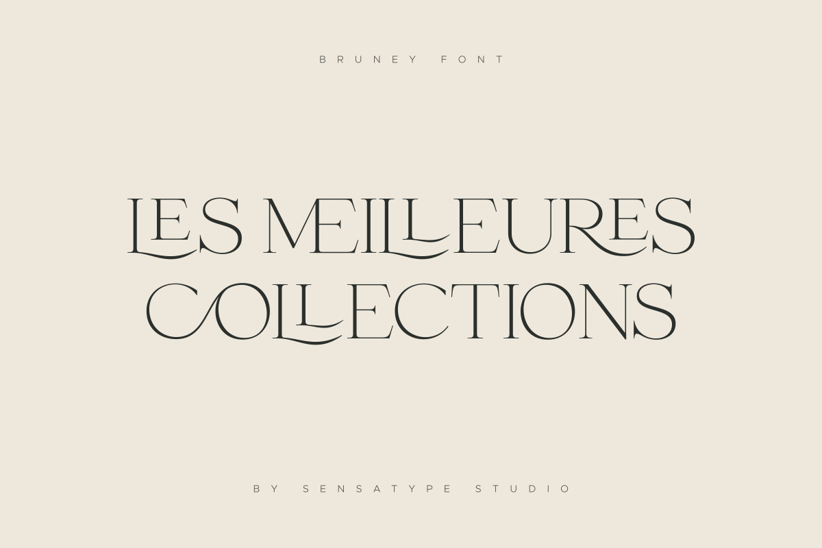Bruney - Classy Ligature Font Bruney - Classy Ligature Font