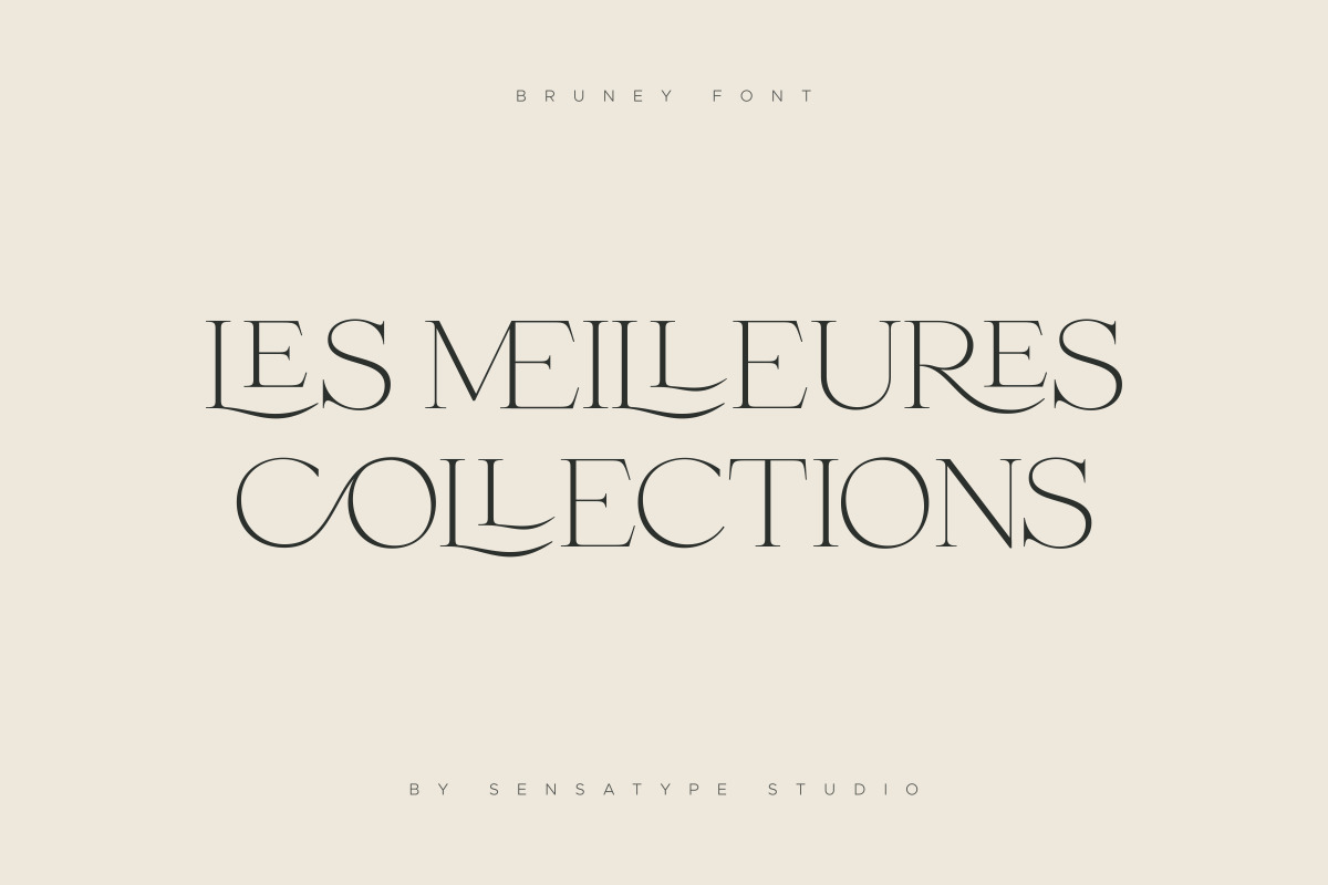 Bruney - Classy Ligature Font