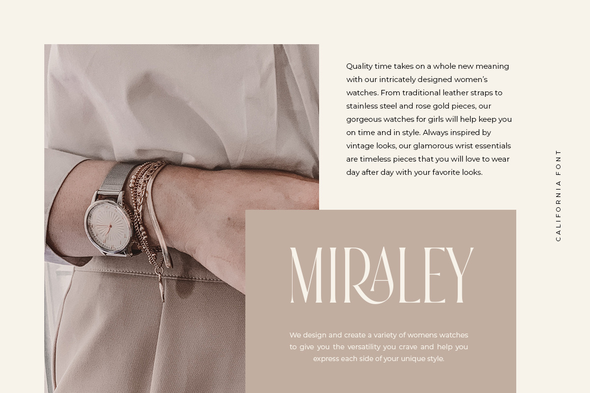 California - Stylish Fashion Font California - Stylish Fashion Font