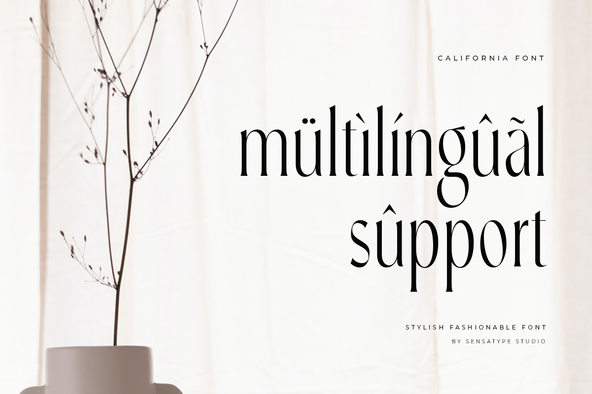 California - Stylish Fashion Font California - Stylish Fashion Font