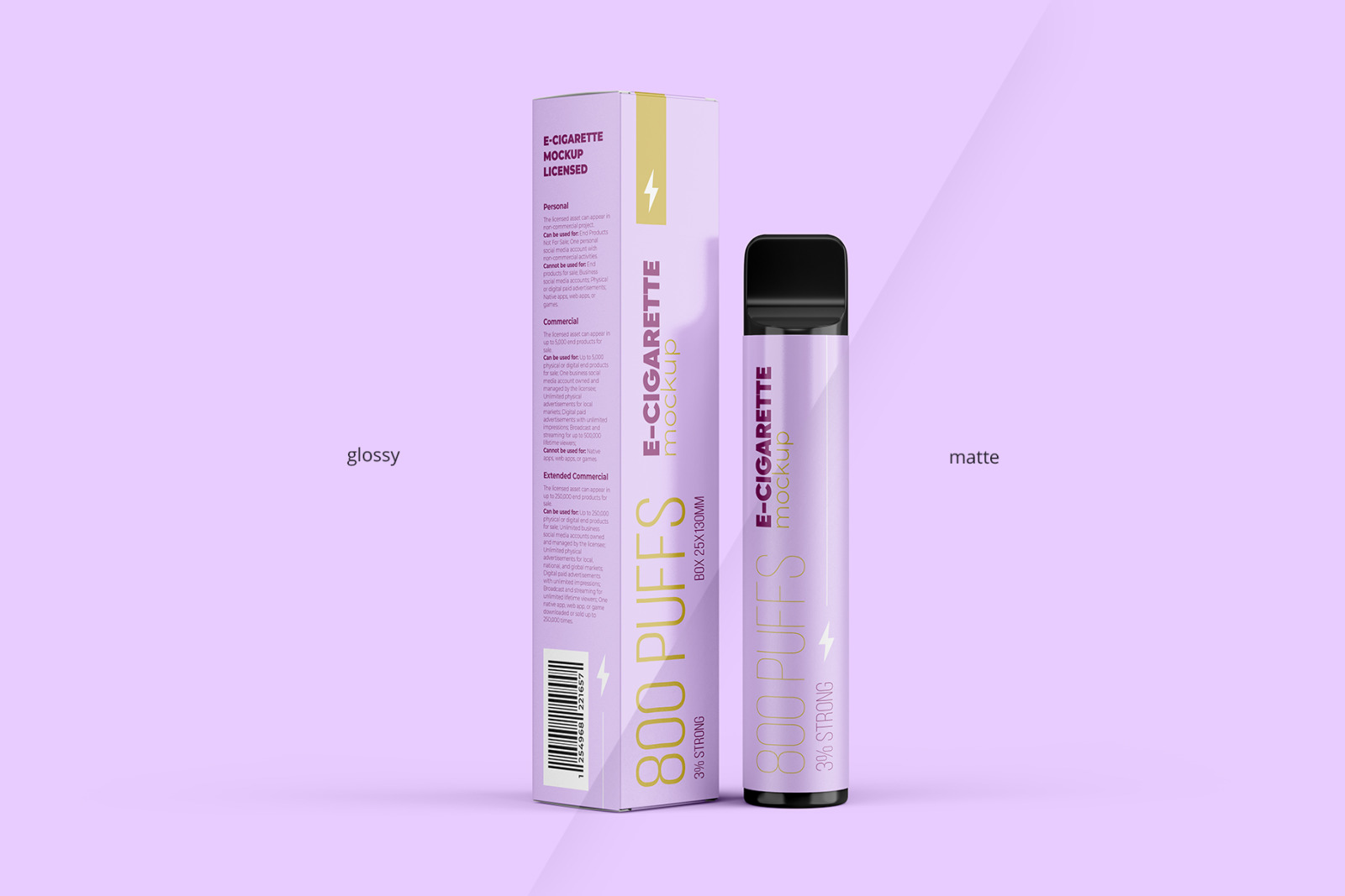 Electronic Cigarette Mockup Electronic Cigarette Mockup