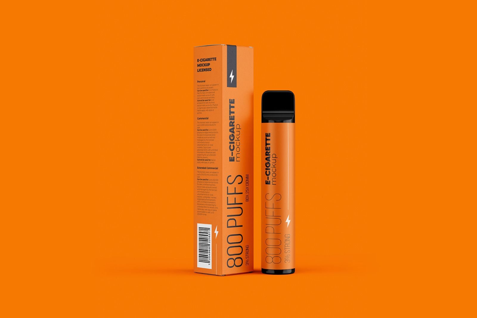 Electronic Cigarette Mockup Electronic Cigarette Mockup