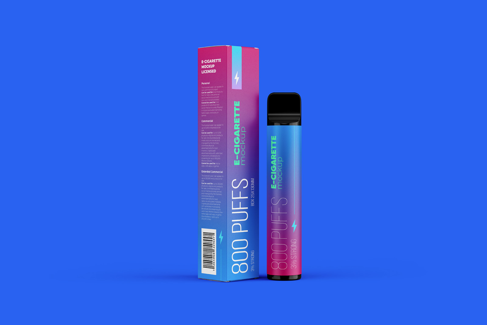 Electronic Cigarette Mockup Electronic Cigarette Mockup
