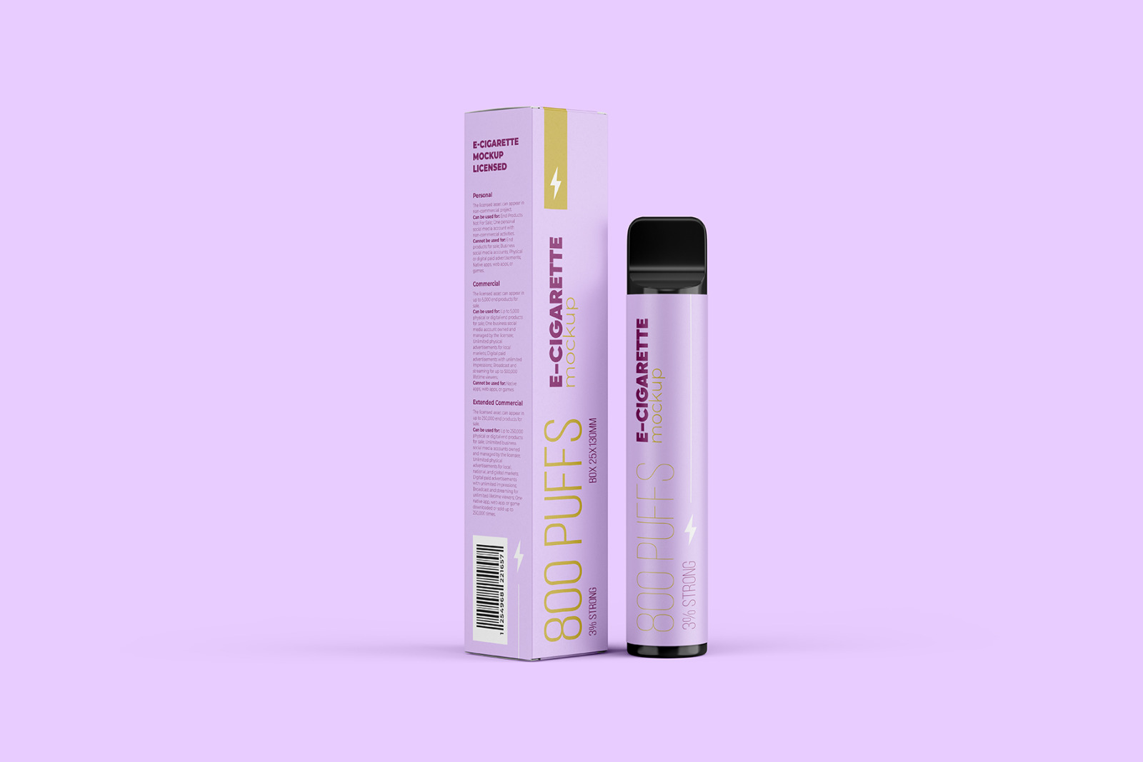 Electronic Cigarette Mockup Electronic Cigarette Mockup