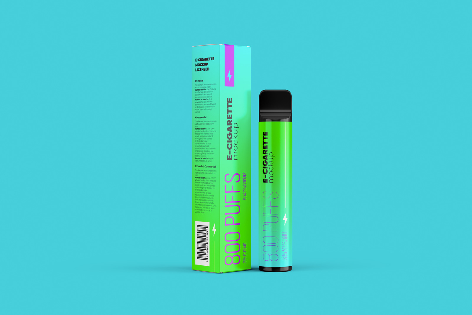 Electronic Cigarette Mockup Electronic Cigarette Mockup