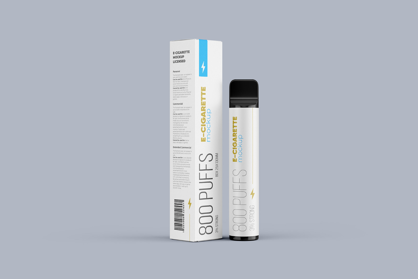 Electronic Cigarette Mockup Electronic Cigarette Mockup