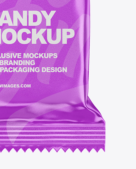 Metallized Candy Pack Mockup