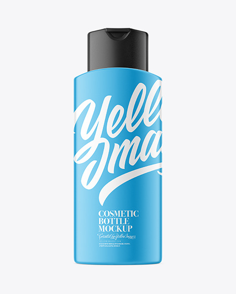 Plastic Shampoo Bottle Mockup