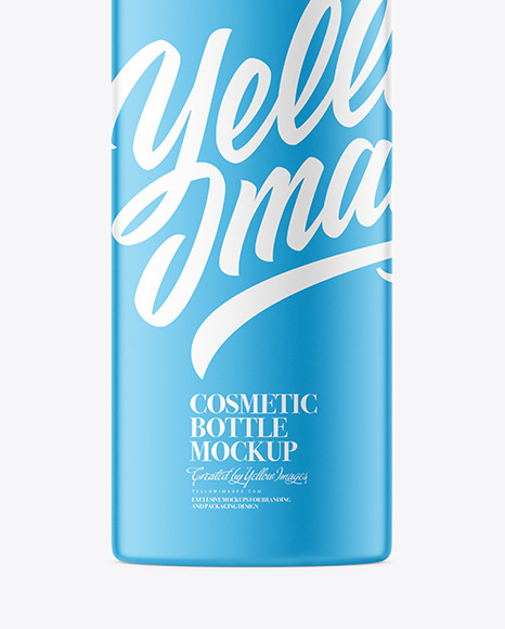 Plastic Shampoo Bottle Mockup