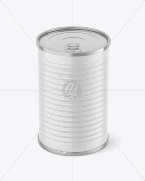 Matte Tin Can Mockup