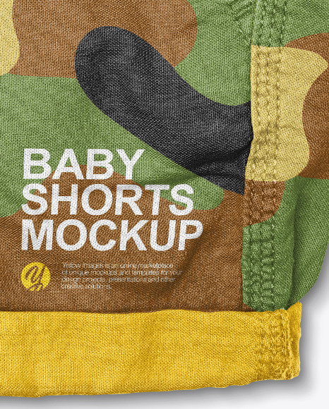 Baby Boy Shorts Mockup