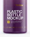 Matte Plastic Bottle Mockup