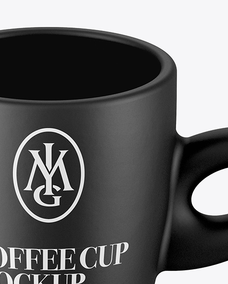 Matte Cup Mockup (High-Angle Shot)