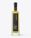 Clear Glass Olive Oil Bottle Mockup