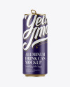 500ml Matte Aluminium Can Mockup