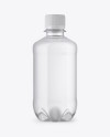 Clear Plastic 330ml Bottle Mockup