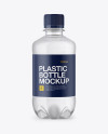 Clear Plastic 330ml Bottle Mockup