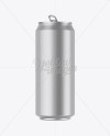 500ml Metallic Aluminium Can Mockup