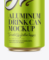 500ml Metallic Aluminium Can Mockup