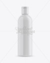 Glossy Plastic Bottle Mockup