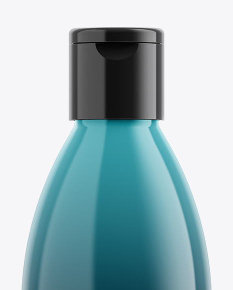 Glossy Plastic Bottle Mockup