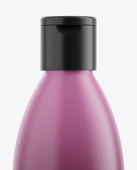 Matte Plastic Bottle Mockup