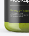 Green Smoothie Bottle Mockup - Front View