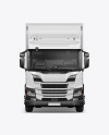 Box Truck Mockup - Front View