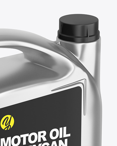 Metallic Jerry Can Mockup