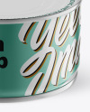 Metallic Tin Can With Pull Tab Mockup