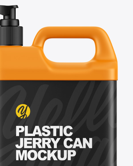 Plastic Jerry Can W/ Pump Mockup