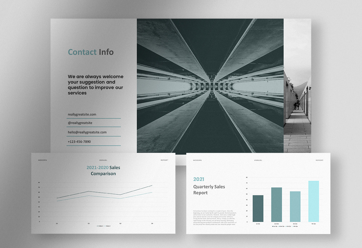 Hygeia - Tranquil Modern Annual Report Presentation