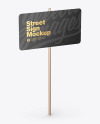 Street Sign Mockup