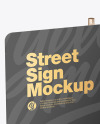 Street Sign Mockup