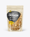 Clear Plastic Pouch w/ Peanuts Mockup