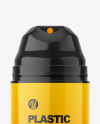 Glossy Plastic Bottle w/ Pump Mockup Glossy Plastic Bottle w/ Pump Mockup