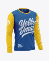 Men's T-Shirt Long Sleeve Mockup