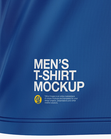 Men's T-Shirt Long Sleeve Mockup