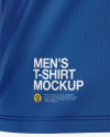 Men's T-Shirt Long Sleeve Mockup