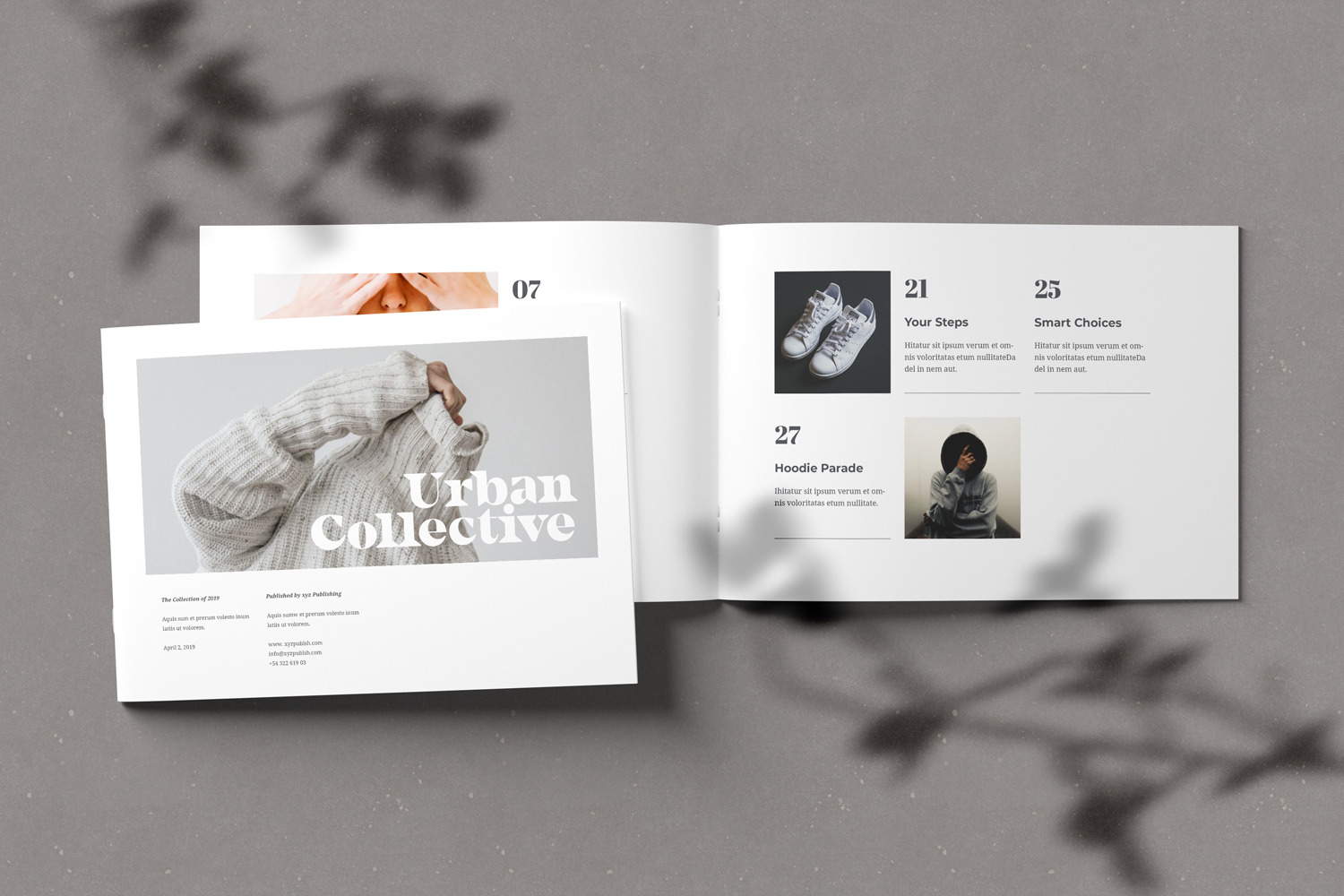 Landscape Brochure and Catalog Mockups