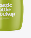 Matte Plastic Bottle Mockup