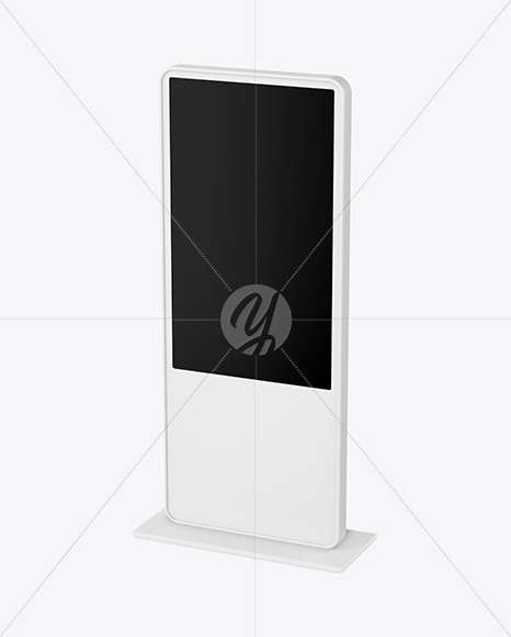 LED Citylight Stand Mockup