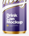 355ml Glossy Drink Can Mockup