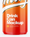 355ml Glossy Drink Can Mockup