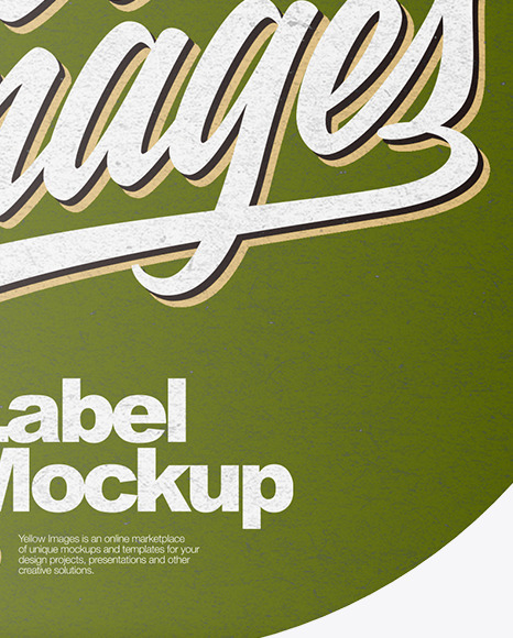 Kraft Paper Label Mockup