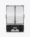 Box Truck Mockup - Back View