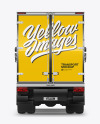 Box Truck Mockup - Back View