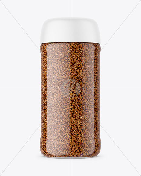 Instant Coffee Glass Jar Mockup