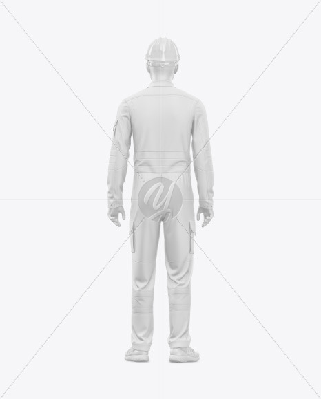 Working Overalls w/Mannequin Mockup