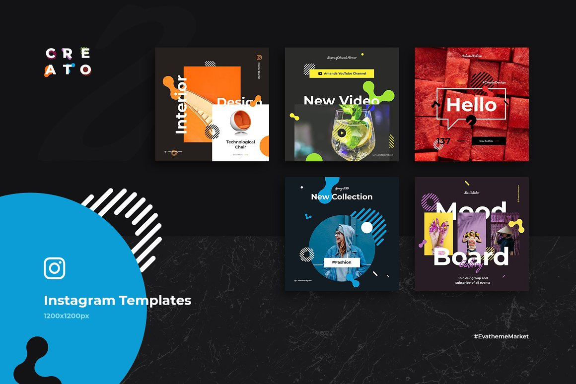 Creato Social Media Templates Creato Social Media Templates